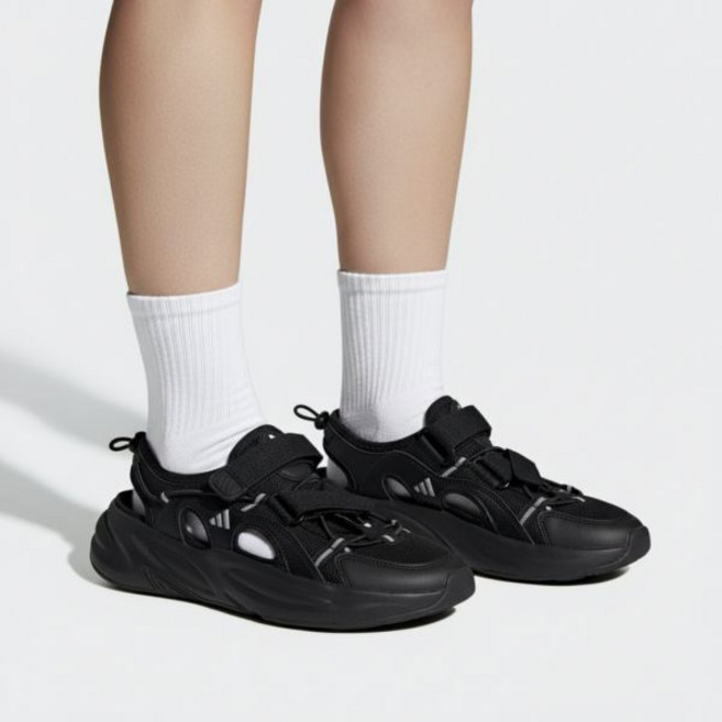 아디다스 오즈웨이브 샌들 CBLACK SILVMT JS4582