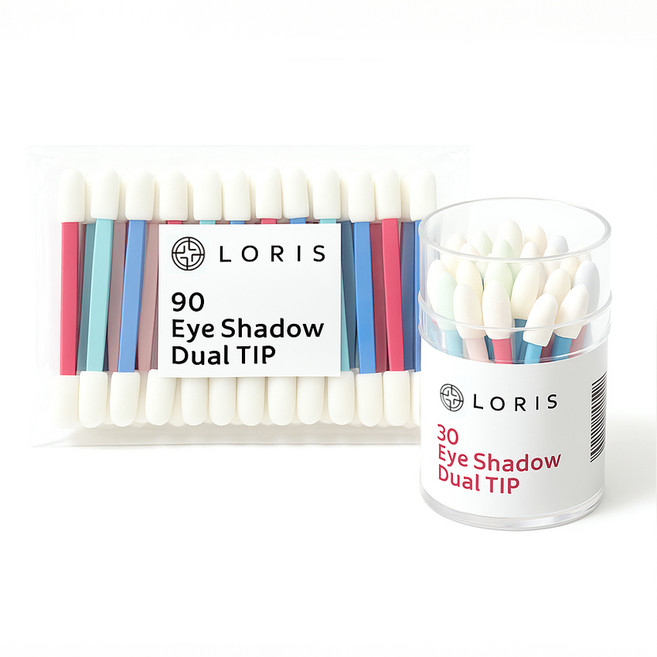 LORIS 아이섀도우 일회용 팁브러쉬 300EA 섀도우팁 루비셀, 1세트(300EA), 1개