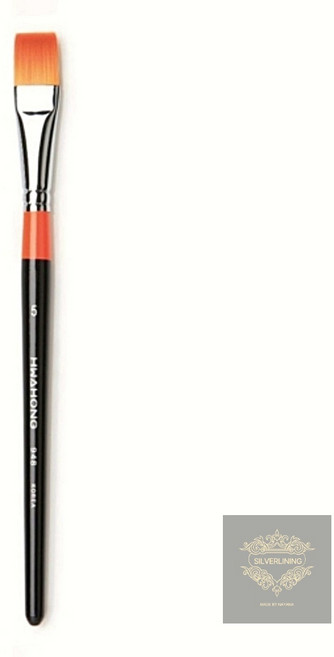 화홍 구성붓 948 5호 평붓 디자인 입시 채색 미술용품 1개입