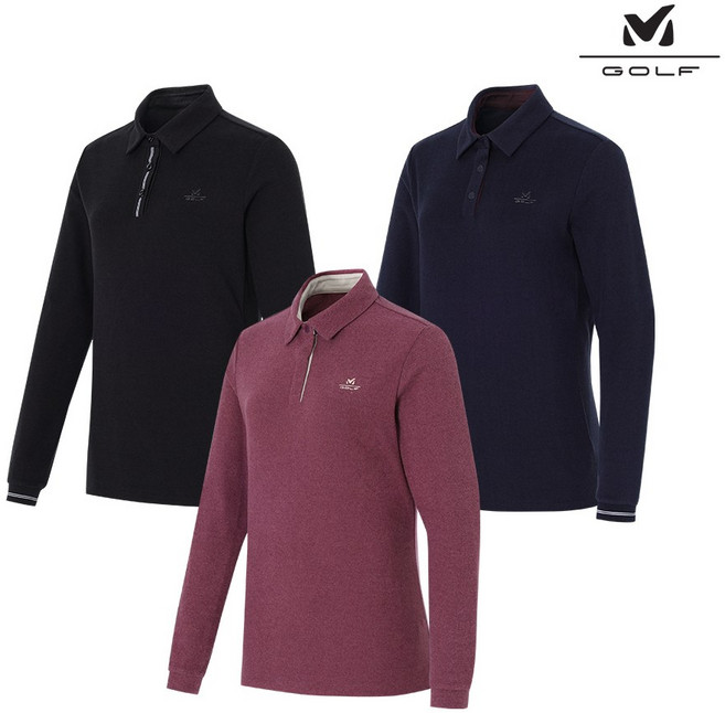 [밀레골프] 양면 기모 카라티셔츠 여성 3컬러 택1