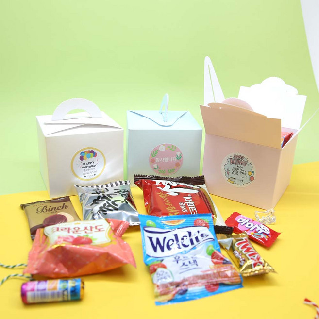 한봄 수학여행 학교 단체 과자 답례품 선물 간식 구디백 세트 1101727, 단품
