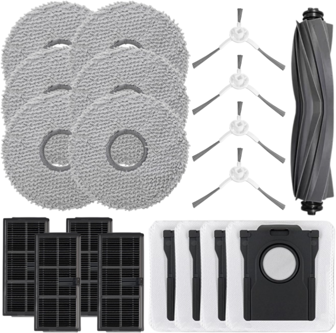 비브랜드 드리미 L10S Ultra 울트라 gen2 로봇청소기 물걸레 먼지봉투 호환 필터, 1세트, 소모품