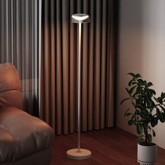 파인굿즈 리브글로우 LED 장스탠드 플로어 장스탠드 거실 스탠드 조명 스탠딩 무드등, 화이트