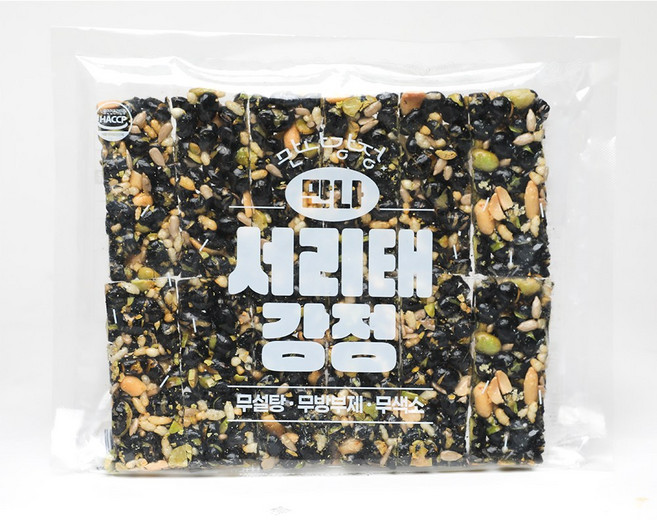 만나강정 9종 깨견과 강정 건강벌크 무설탕 무물엿 서리태강정 12조각, 1개, 190g