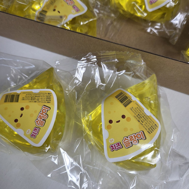 치즈슬랑이 치즈말랑이 주물럭, 옐로우, 2개