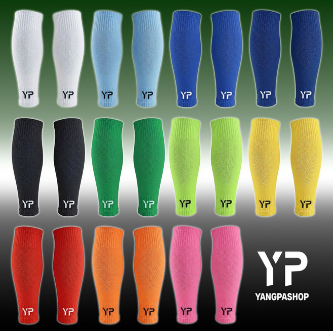 양파샵 튜브 삭스 축구 스타킹 종아리 슬리브 11color, 1세트, 오렌지