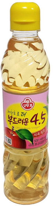 오뚜기 저산도4.5 사과식초, 500ml, 1개