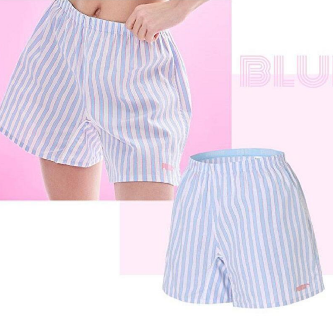 [국내매장정품] 여성 바디웨어 컴피 컬러 스트라이프 트렁크 1+1