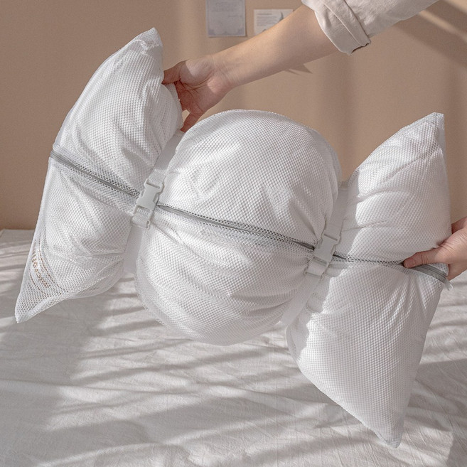 이불 세탁망, 화이트 베개용, 2개
