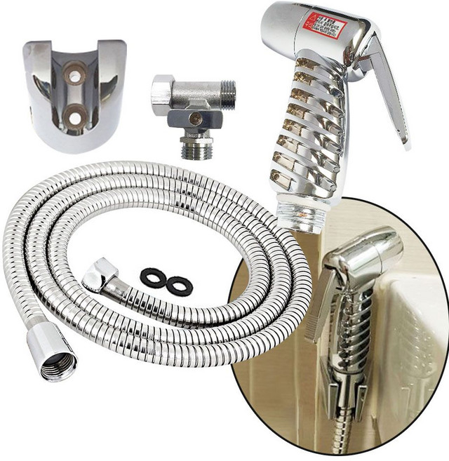 변시샤워기 미니건 티벨브 메탈호스 타공형 세트+0001ea cho*9631hX, 1개, 본상품