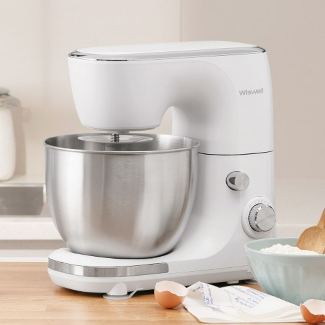 웰베이킹 위즈웰 스탠드 믹서 5L (바즈반죽기) WM5005W
