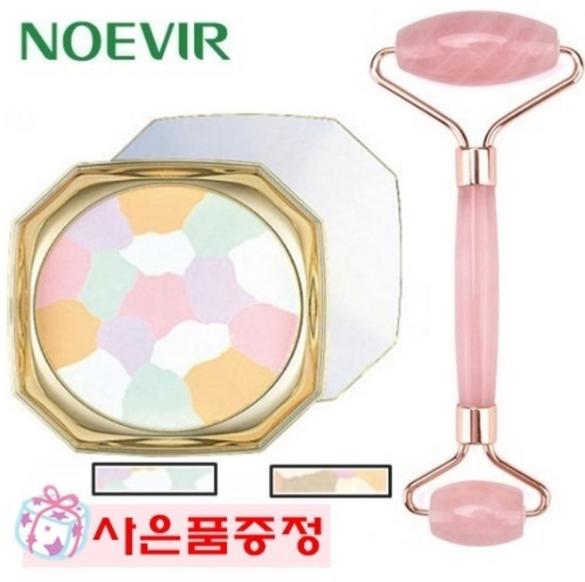 노에비아 엑셀런트 멜랑제리 파우더 로즈쿼츠롤러 증정, 완제품, 핑크, 1개
