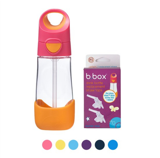 트라이탄 원터치 빨대컵 450ml+리필세트, 450ml, 1개, 블루슬레이트