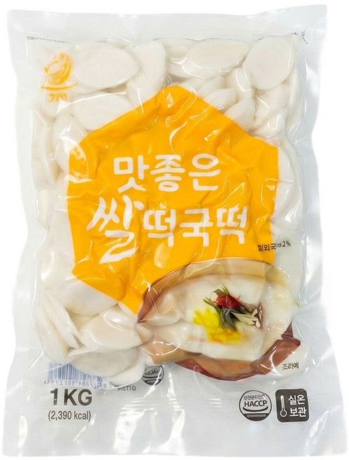 맛 좋은 쌀떡국떡 1kg, 10개