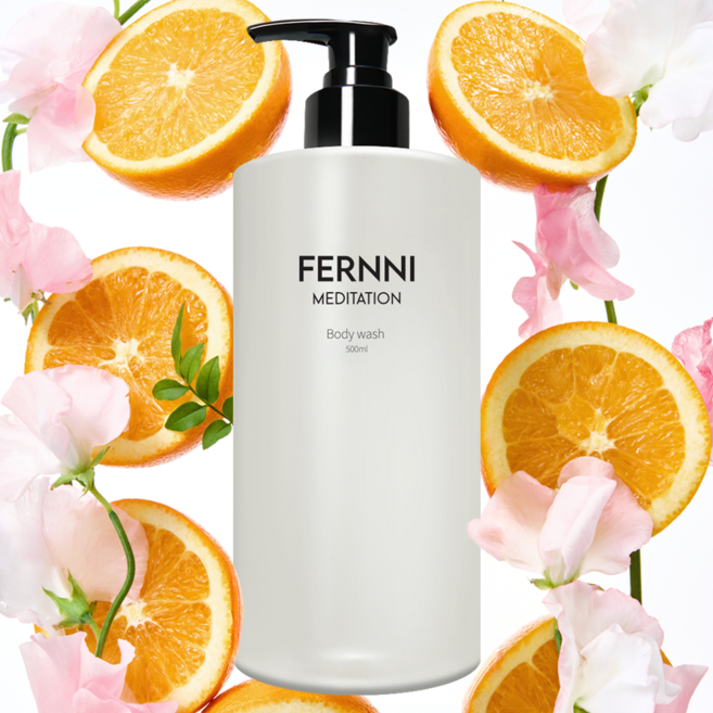 페르니 남성 바디워시 추천 1 위 향좋고 오래가는 향수 바디워시 여성 1위 고보습 저자극 약산성 바디클렌져 메디테이션, 1개, 500ml