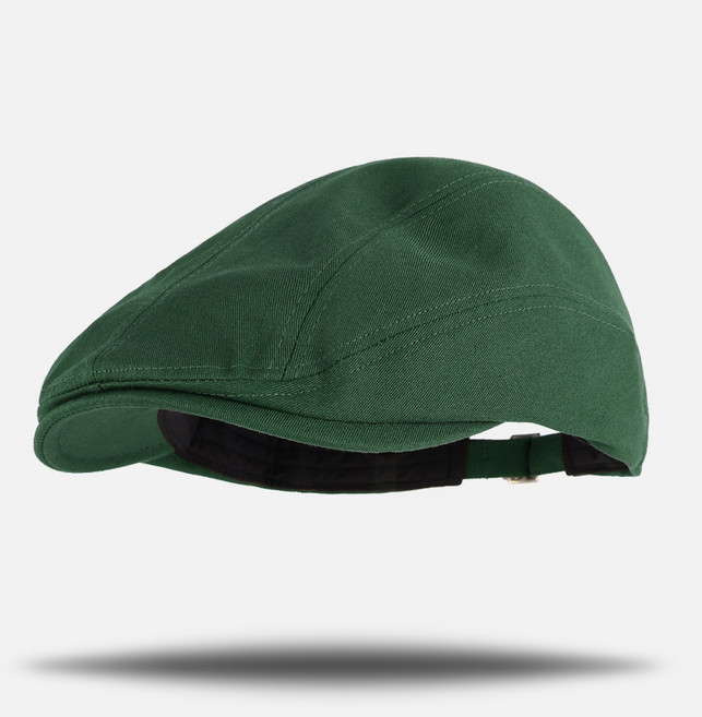 팸드님 국내제작 순면 코튼 헌팅캡 커피숍 바리스타 카페모자 뉴스보이캡 버클 플랫 캡