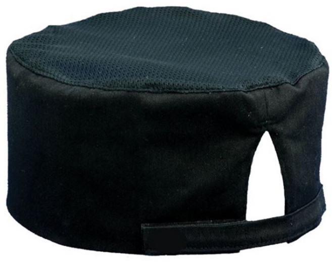 쉐프모자 주방 조리사 캡, 블랙, 1개