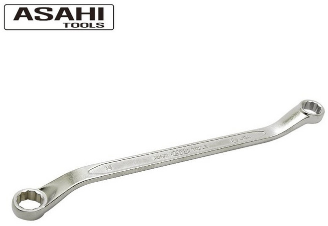 아사히 옵셋렌치 메가네 스패너 옵세트 옵셋트 양구 렌치 12mmx14mm