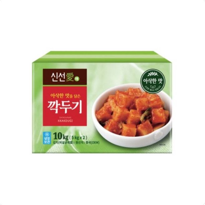 신선애 깍두기, 3개, 10kg
