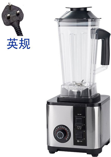 不鏽鋼破壁機大容量家用料理機大功率攪拌機榨汁機免濾豆漿機, 168款單杯-英規【9525電機】:出口專供 2-499臺