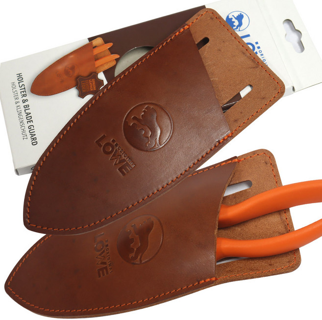 독일 뢰베 천연가죽 전지가위 1구집/가위집/공구집/연장집, (2) 뢰베 가죽 가위집 No.9808, 1개