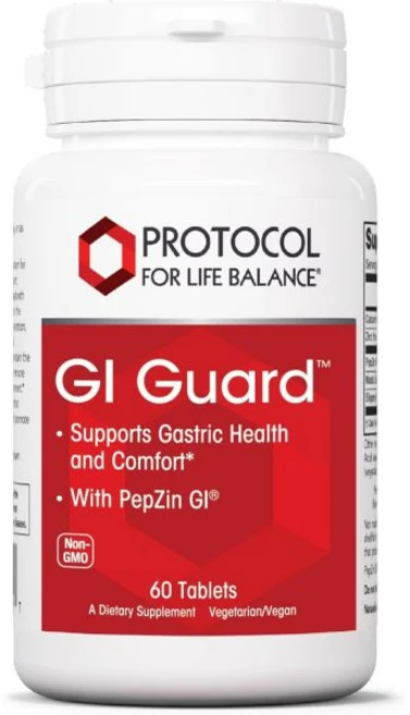 PROTOCOL FOR LIFE BALANCE GI Guard - for Gastric Health & Comfort - with PepZin GI - for Digestive, PROTOCOL FOR LIFE BALANCE GI G, 1개, 60정 - 쿠팡