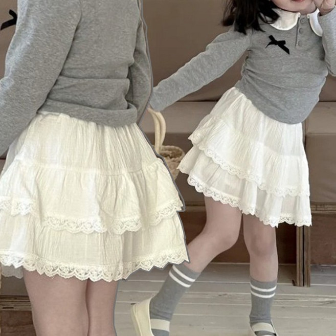 [앙디] O치마 아일레스커트 (OC225) / (속바지내장) _(아동복 유아복 여아용의류 린넨 여름 캉캉치마바지 아동 여아 데일리룩 여름 치마반바지 러블리룩 )