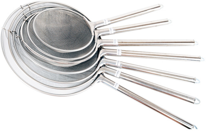 성광 파이프 손잡이 스텐 뜰채 굵은망 5호, 1개