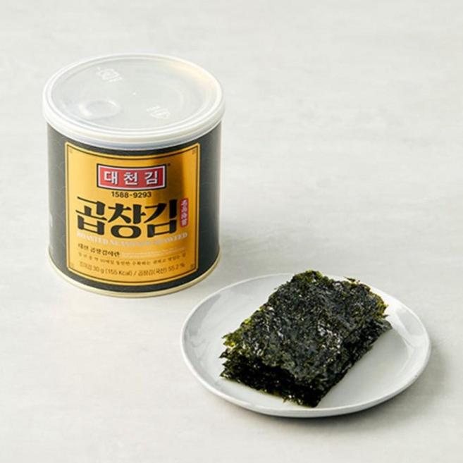 韓國大川嚴選名品海苔, 30g, 1個