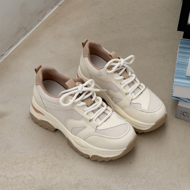 소울리 여성 키높이 어글리 슈즈 운동화 7CM