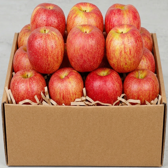 [수완이네 특가] 가정용 사과 경북부사 대과, 1박스, 4kg (8-12과)