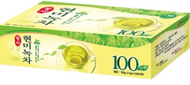 (동서식품) 현미녹차 100T1.5g, 1.5g, 1, 100개