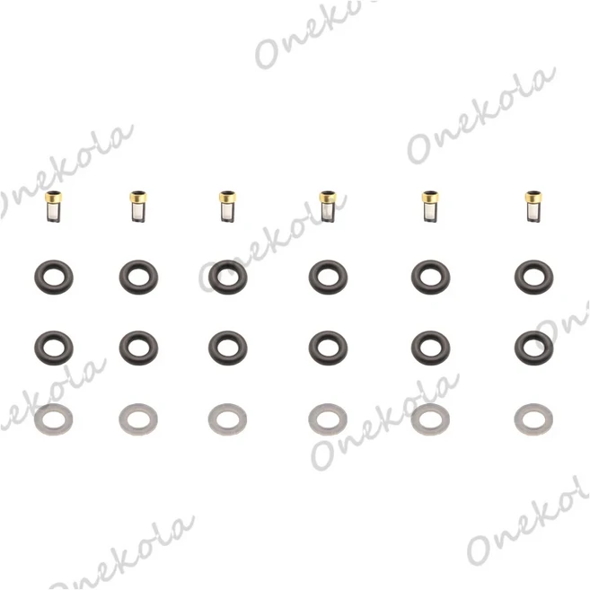연료 인젝터 서비스 수리 키트 필터 Orings 씰 그로밋 11-13 현대 소나타 기아 Optima Forte 2.4L 35310-2, 02  set
