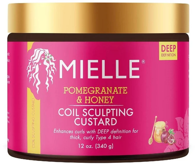 Mielle 미엘르 석류 꿀 코일 스컬프팅 커스터드 헤어 340g, 1개 - 쿠팡
