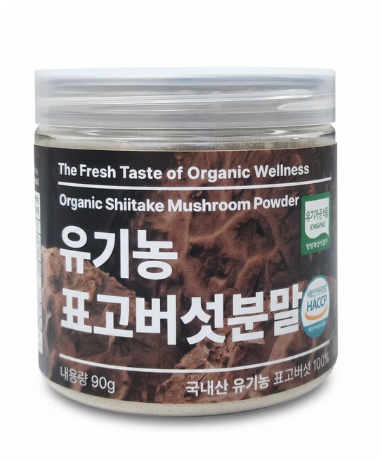 [캔시머] 국내산 유기농 표고버섯 가루 분말 90g #무료반품 #무료배송, 표고버섯분말, 1개 - 쿠팡