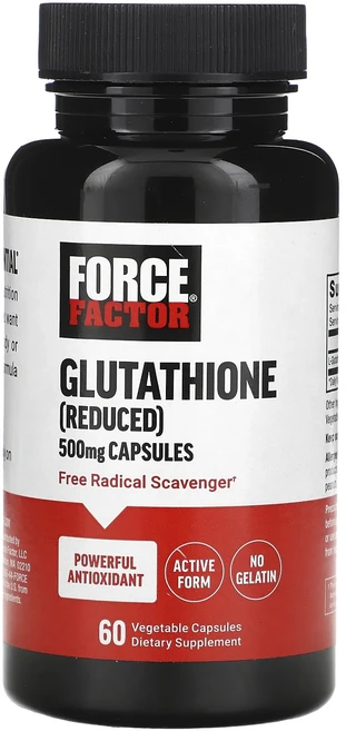 새해 첫좋은선물 Force Factor 글루타치온(환원형) 500mg 베지 캡슐 60정 제대로 할인합니다, ForceFactor글루타치온환원형500mg베지캡슐60, 1개 - 쿠팡