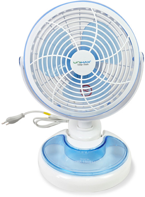 유니맥스 클립형 탁상 선풍기 클립팬 미니 집게 선풍기, 스카이블루, UMF-15081C