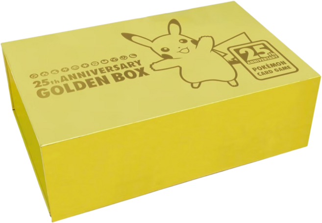 포켓몬 카드게임 25주년 골든박스 GOLDEN BOX 일본판 한정판 피카츄 기념 컬렉션