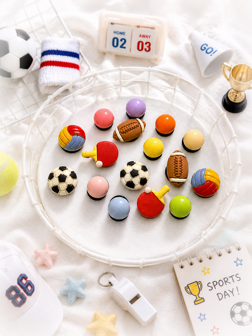 스포츠 공 신발 실내화 꾸미기 지비츠 파츠 16PCS 세트