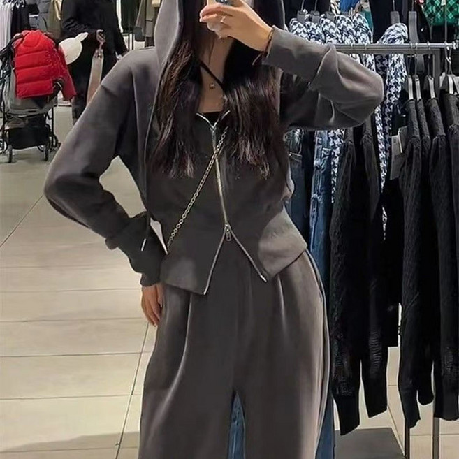 비보뉴 후두 집업 밴딩 팬츠 트레이닝 세트 (5color)