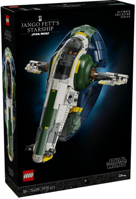 LEGO 迪士尼 星際大戰 終極收藏家系列 強格·費特的星際飛船 75409, 1個, 混色