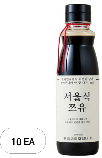 미자언니네 서울식 쯔유, 10개, 350ml
