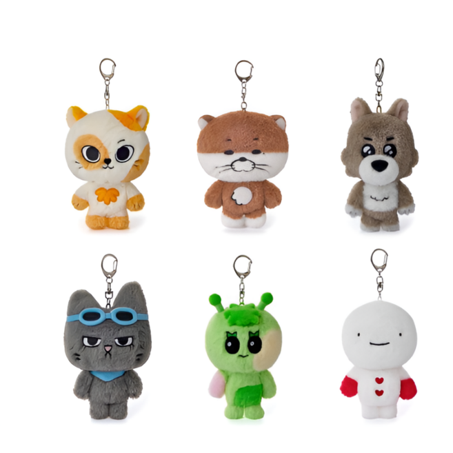 BOYNEXTDOOR BBNEXDO 쁘넥도 홀리데이 플러시 키링, 캣삐, 멤버