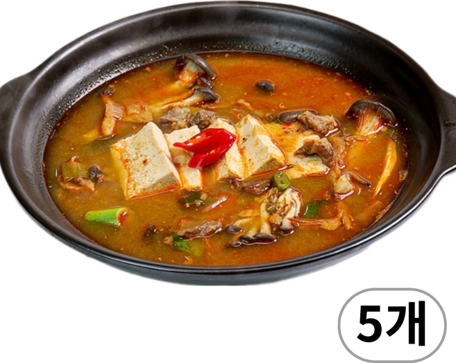 남선생홈푸드 한우 된장찌개 밀키트 5팩(10인분), 5개, 250g