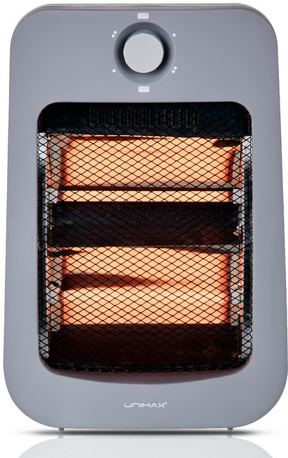 유니맥스 석영관 미니 전기히터, UMH-1604C, 차콜