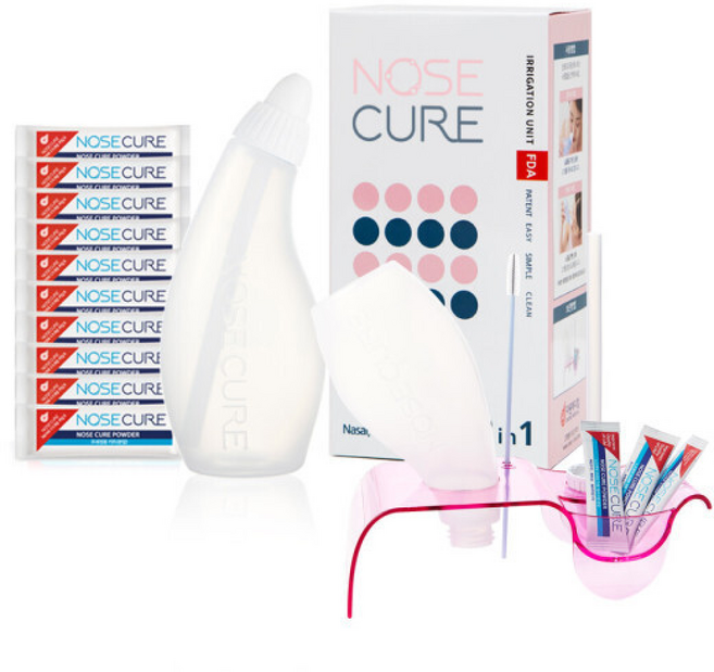 노즈큐어 화이트 코세척기 세트, 1개