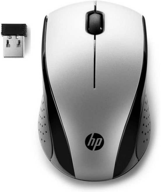 HP 무선 마우스 검은색 15개월 배터리 1600 DPI 센서 측면 그립 PC노트북 Mac Chromebook용, New Version, Silver, Silver, Silver