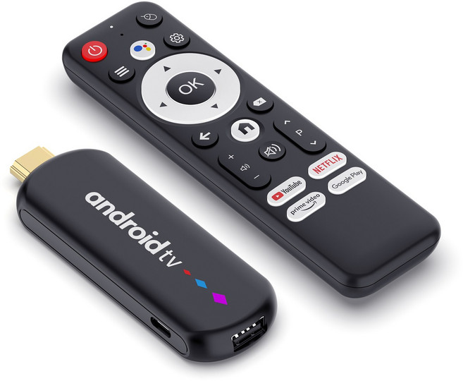 PYHO TV box 스틱 4K HDR 안드로이드 셋톱박스 OTT 지원 안드로이드14, H96Max-블랙(2GB+16GB)