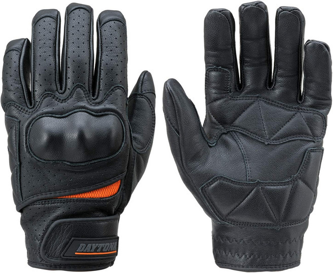 데이토나 (Daytona) 오토바이 장갑 가죽 (염소 가죽) 봄 여름 가을 하드 프로텍터 고트 스킨 펀칭 메쉬 프로텍터 장갑 블랙 M 사이즈 76963, 상세페이지 참조, 기타