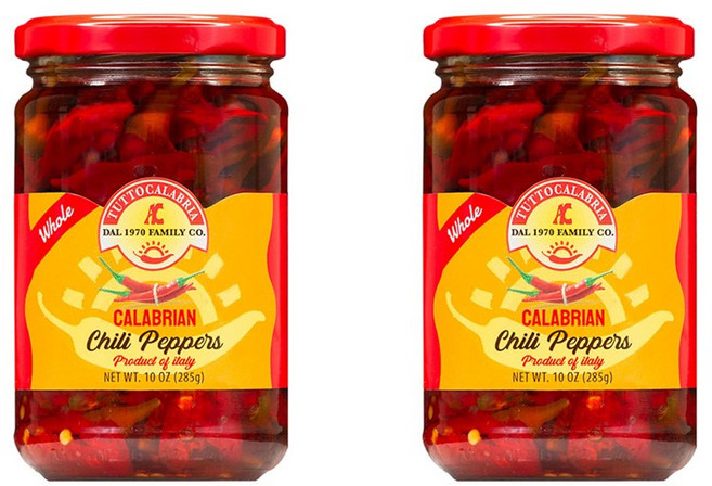 Calabrian 칼라브라이언 이탈리아 통 칠리 페퍼 285g 2개